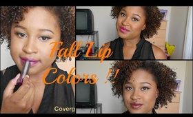 Fall Inspired Makeup | 3 Different Lip Colors !!