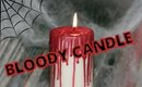 Halloween DIY Bloody Candle