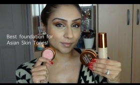 Best foundation for Asian Indian Skin Review EX1 || Raji Osahn