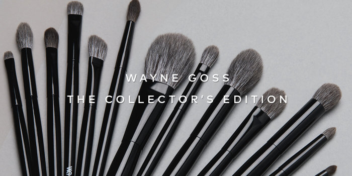 A complete set of 13 face and eye brushes—available individually or as a set—take you from effortless everyday looks to your most daring glam. Shop the Wayne Goss The Collector's Edition