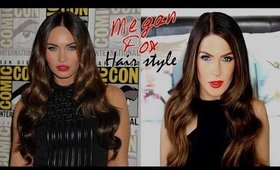 Megan Fox Hair Tutorial | HOLLIE WAKEHAM