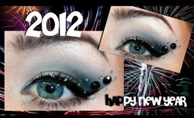 Rhinestone Cat Eye for New Year's Eve