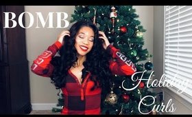 Bombshell Holiday Curls| Day 2