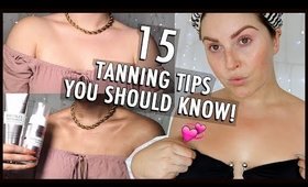 15 FAKE TAN TIPS YOU NEED TO KNOW! ⚠️ Glowing, NATURAL Tan! Shaaanxo