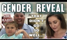 GENDER REVEAL - BABY #2:  NOT THE REACTION I EXPECTED!!!