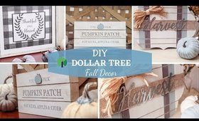 DIY Dollar Tree Fall Decor | Farmhouse Signs