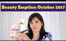 Beauty Empties: October 2017