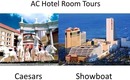 Atlantic City Hotels: Caesars & Showboat Room Tour