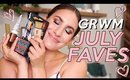 FULL FACE Using My JULY FAVORITES! | Jamie Paige