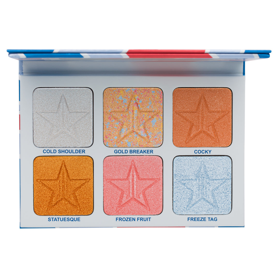 Jeffree Star Cosmetics Skin Frost Pro Palette Brain Freeze alternative view 1 - product swatch.