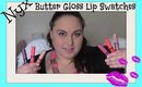 Nyx New Butter Gloss Lip Swatches