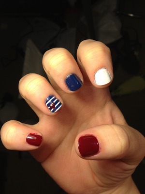 My nautical nails 