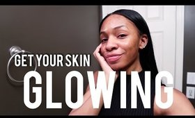 How I Got My Skin to GLOW UP! Getting Rid of Acne, Dark Spots, and Pores ▸ VICKYLOGAN