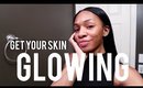 How I Got My Skin to GLOW UP! Getting Rid of Acne, Dark Spots, and Pores ▸ VICKYLOGAN