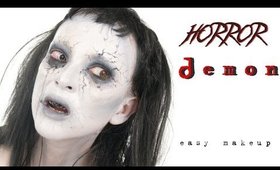 HORROR DEMON movie easy makeup sfx makijaż