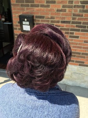 Short Hair style and color by Christy Farabaugh
