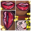 pop art lips 