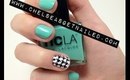 Houndstooth Print Nails