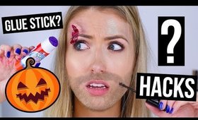 Pinterest BEAUTY HACKS Tested || HALLOWEEN Edition!