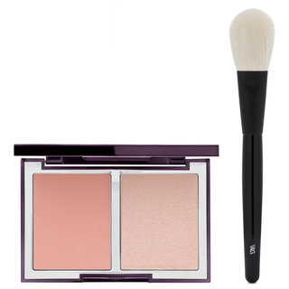 The First Edition F1 Angled Cheek Brush + Free The Weightless Veil Blush Palette Desert Blossom