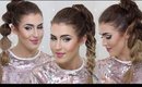 How To: Ponytail 3 ways ~ Easy Party Ponytail Ideas