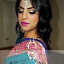Bollywood style makeup
