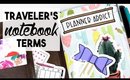Traveler's Notebook Terms & Definitions