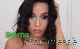 BOMB CUT CREASE TUTORIAL | MAKEUPBYFASHIONSVIXEN