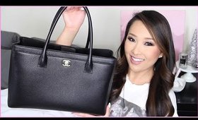 WHAT'S IN MY BAG | CHANEL EXECUTIVE CERF TOTE w/ GST Comparison | hollyannaeree