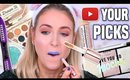 SUBSCRIBERS CHOOSE MY MAKEUP || Full Face Testing NEW MAKEUP LAUNCHES 2018