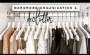 HUGE Wardrobe Declutter & Closet Organization!