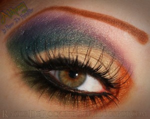 Eye look using Lime Crime's Alchemy palette