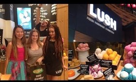 Shop with me at LUSH & Meet Up w/ LaurNMakeup!