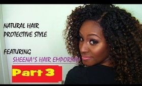 Curly Girls Have More fun: Natural Hair Protective Style Part 3