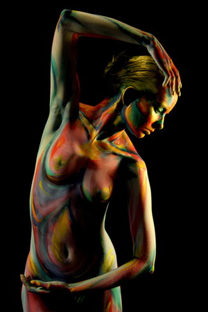 Model: Victoria Singleton
Photographer/ Body Art/ Art Direction: Amber Michael
