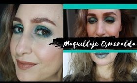 Maquillaje Verde Azulado con productos olvidados que me gustan mucho