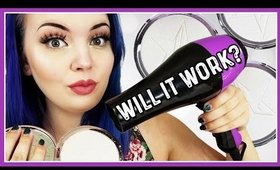 BLOW DRYING A HIGHLIGHTER? (FIXING A HARD JEFFREE STAR SKIN FROST)