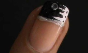 Easy French tip Nail design-Beginners-short nails- French manicure designs- tutorial- at home