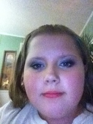 I love this look Inused a simerial product if lips but its a simple amokey eye