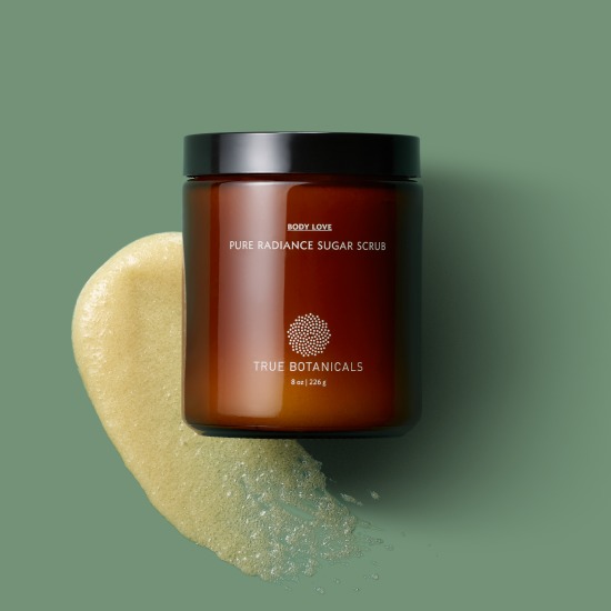 true botanicals pure radiance sugar scrub