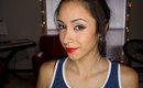 Quick and simple 4th of July makeup look