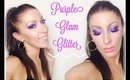 Purple Glam Glitter Eyes | Feat. Eye Kandy Cosmetics