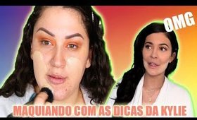 ME MAQUIEI COM AS DICAS DA KYLIE JENNER E OLHA O RESULTADO! | Duda Fernandes