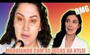 ME MAQUIEI COM AS DICAS DA KYLIE JENNER E OLHA O RESULTADO! | Duda Fernandes