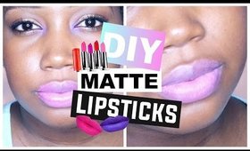 DIY Matte Lipsticks | Jessica Chanell