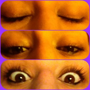 Eyeliner & mascara ^_^