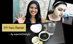 DIY Natural Face Cleanser: For Acne & Pimples I Multani Mitti Home Made Facial Pack