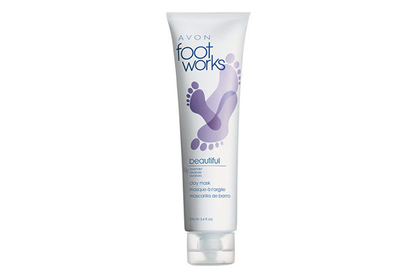 Avon Foot Works Beautiful Lavender Clay Mask