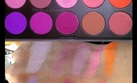 Coastal Scents Blush Too Palette Swatches