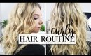 How I Curl My Hair Routine/Tutorial #TheAugustDaily